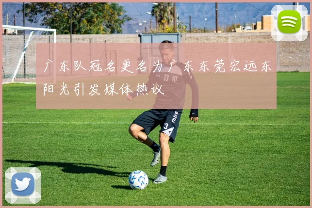 广东队冠名更名为广东东莞宏远东阳光引发媒体热议